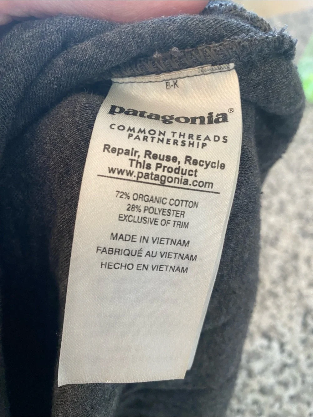 Patagonia men organic